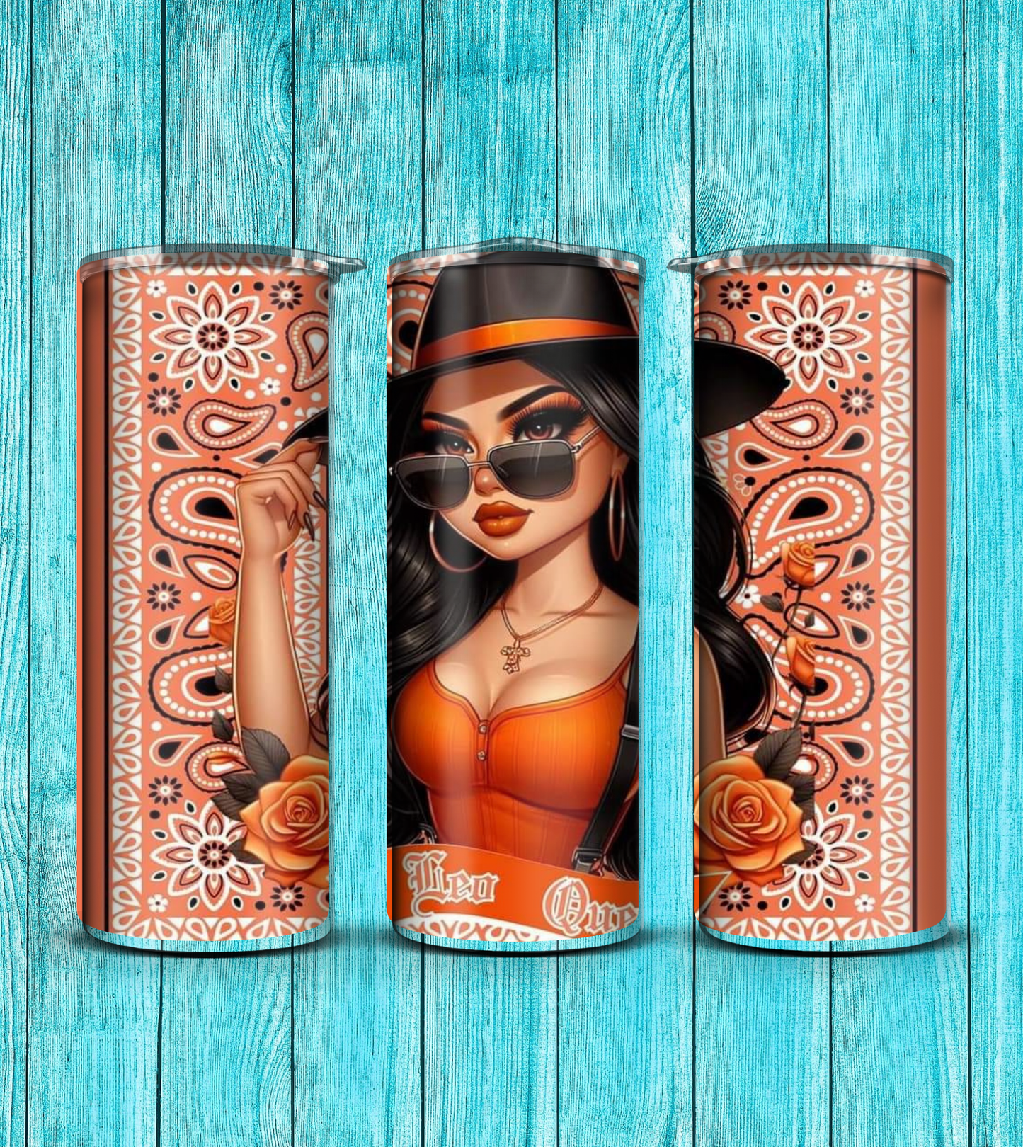 20oz chola zodiac tumbler dupes