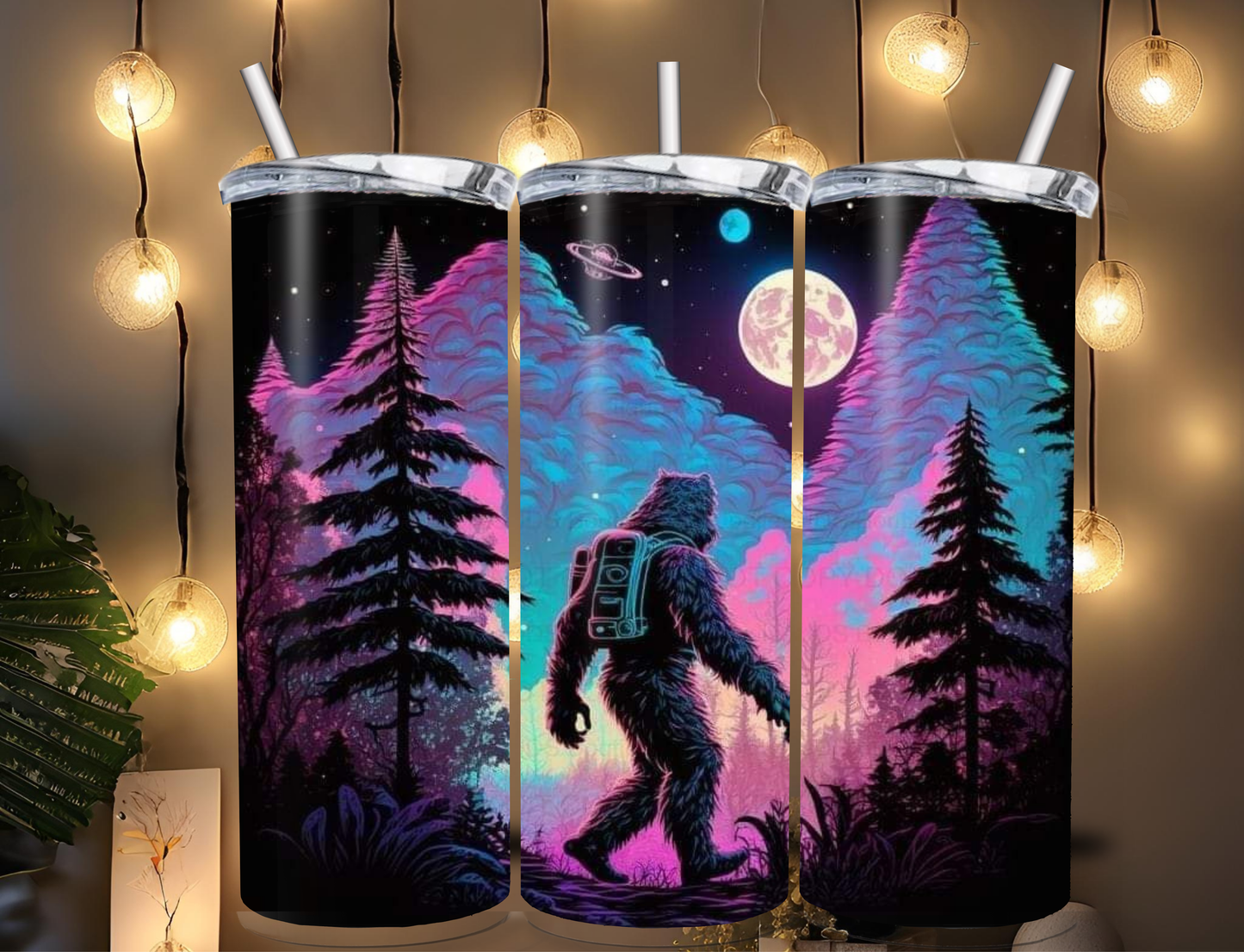 20oz werewolf or Bigfoot tumbler dupe