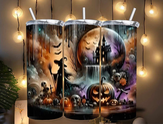 20oz Hallows Eve tumbler