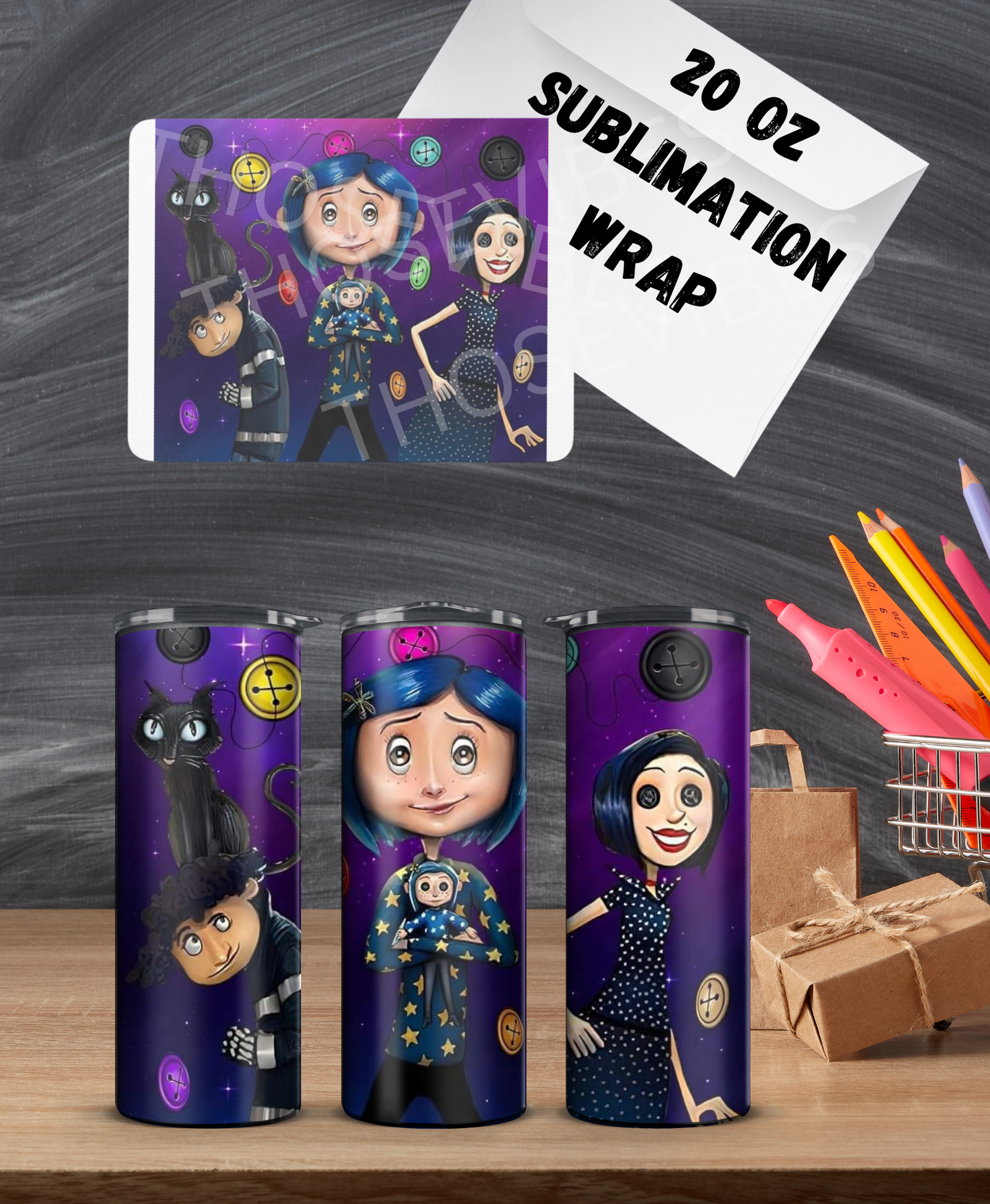 20oz coraline sublimation wrap