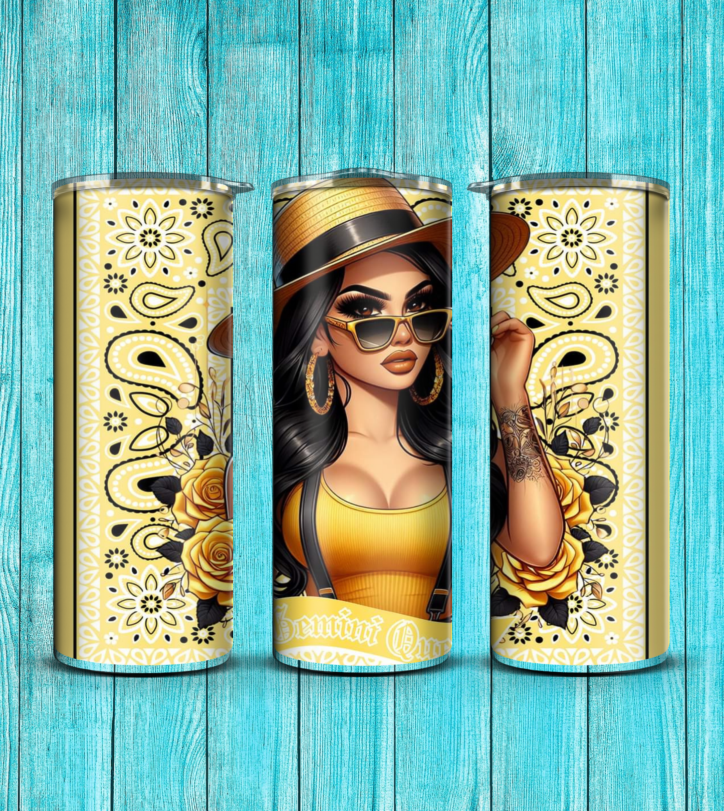 20oz chola zodiac tumbler dupes