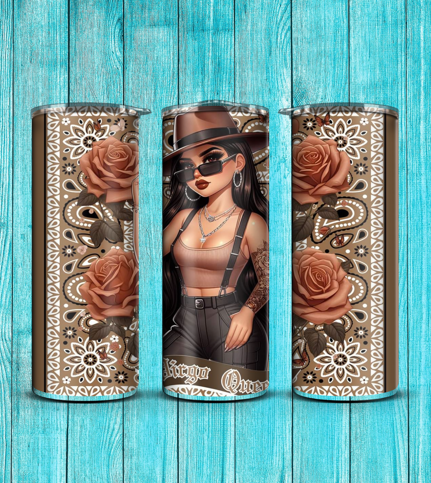 20oz chola zodiac tumbler dupes