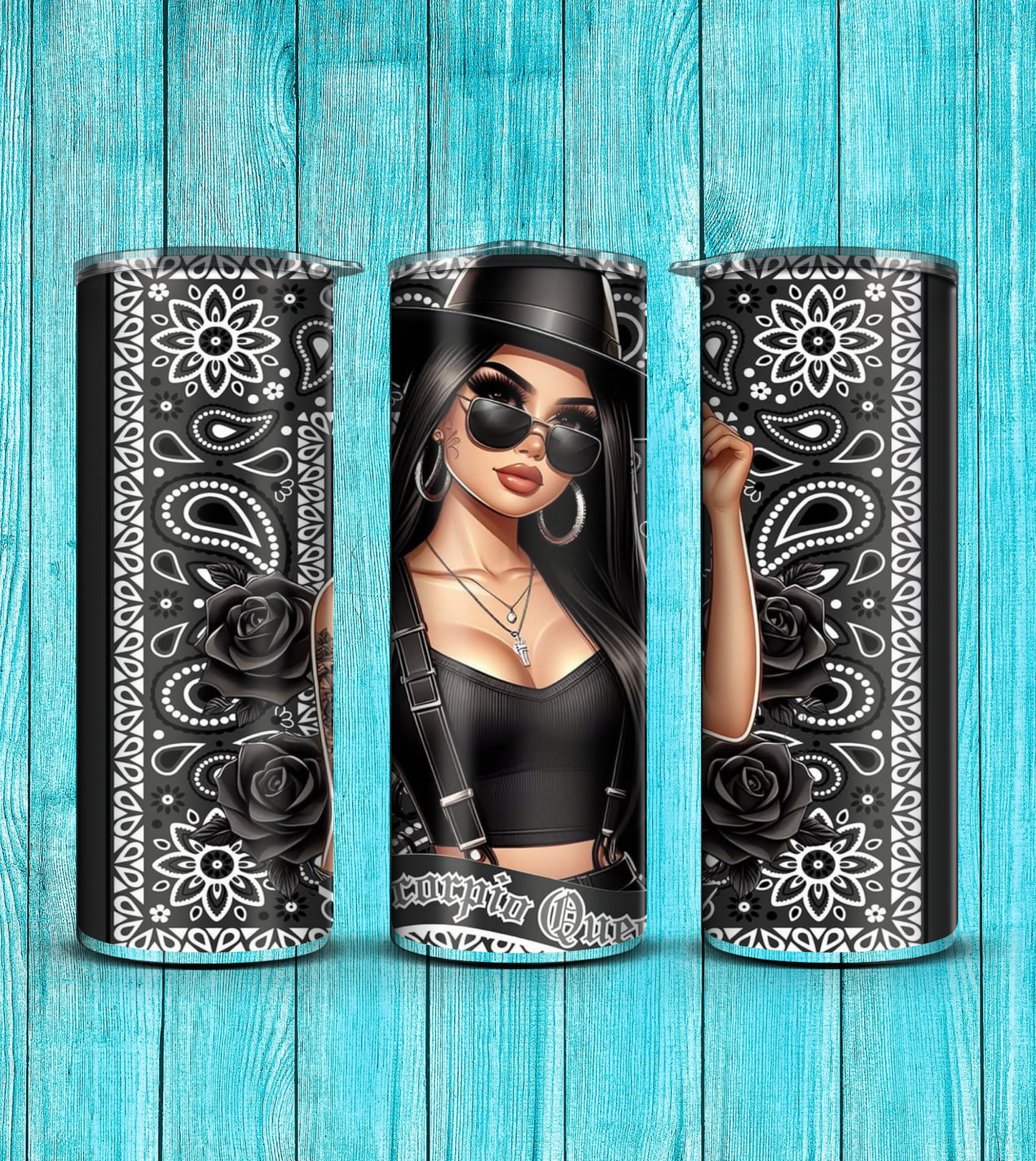 20oz chola zodiac tumbler dupes