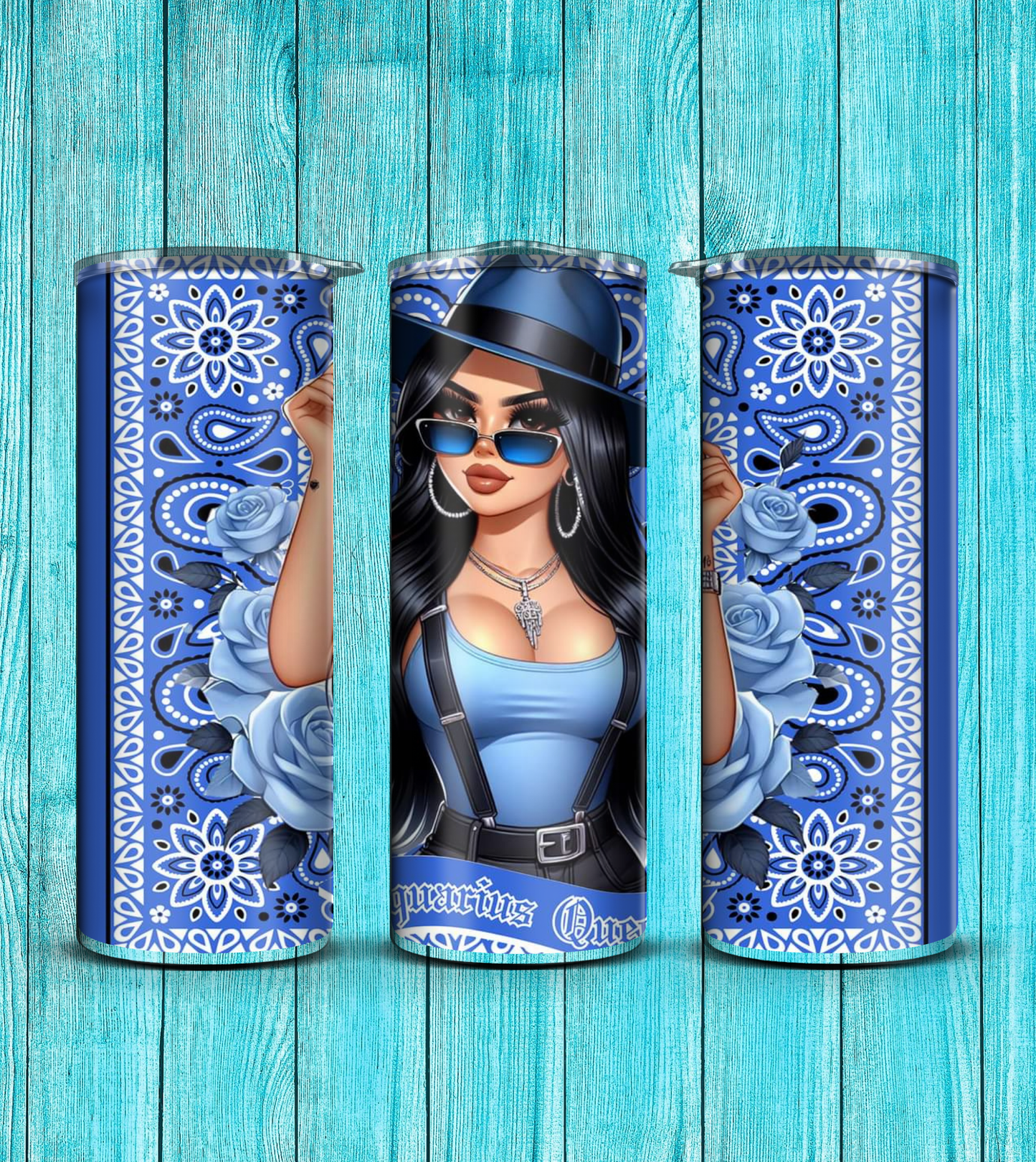 20oz chola zodiac tumbler dupes